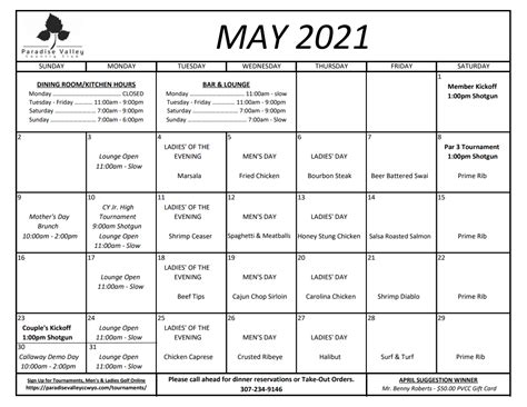 Casper Events Calendar